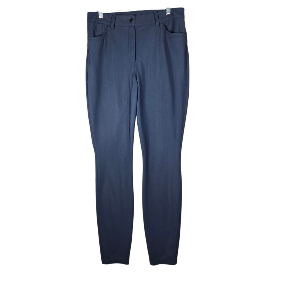Lululemon City Sleek Slim-Fit HR Pant Women 31 Navy Blue High Rise LW5EJ8S